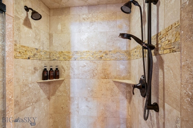 58 Upper Moose Hill Rd, Big Sky, MT 59716 - bathroom view of a tile shower