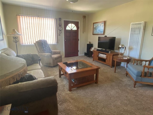 1120 A St, Butte, MT 59701 - carpeted living room featuring a heating unit