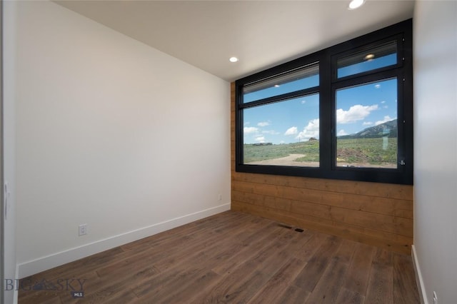 28 Elk Meadows Ranch Rd, Cameron, MT 59720 - spare room with dark wood-style flooring and recessed lighting