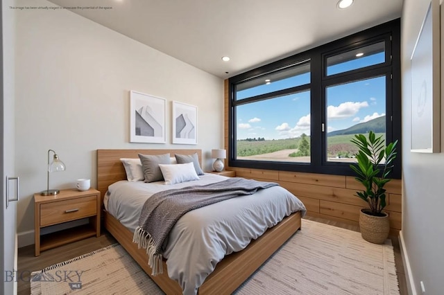 28 Elk Meadows Ranch Rd, Cameron, MT 59720 - bedroom featuring light wood finished floors and recessed lighting