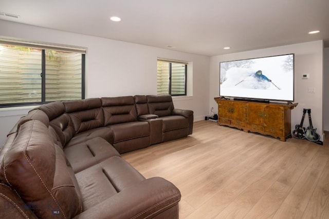 87 Upper Whitefish Dr, Big Sky, MT 59716 - living room with light wood-type flooring and recessed lighting