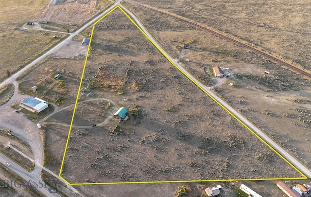 7223 Birdseye Rd, Helena, MT 59602 - aerial overview of property's location with property parcel outlined