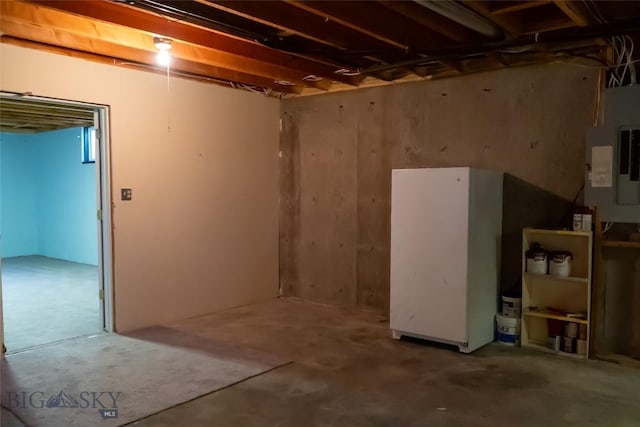 7223 Birdseye Rd, Helena, MT 59602 - unfinished basement featuring electric panel