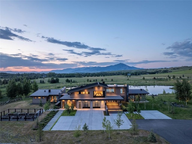 240 Horsetail Rd, Bozeman, MT 59715 - mountain view with a large body of water