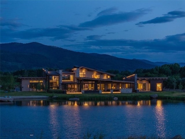 240 Horsetail Rd, Bozeman, MT 59715 - water view featuring mountains