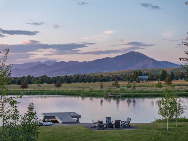240 Horsetail Rd, Bozeman, MT 59715 - water view with a mountainous background