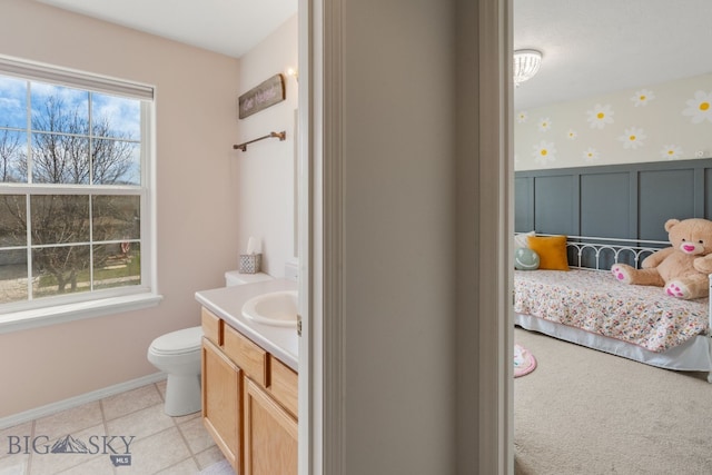 119 Meadow Brook Ln, Belgrade, MT 59714 - bathroom featuring vanity and tile patterned floors
