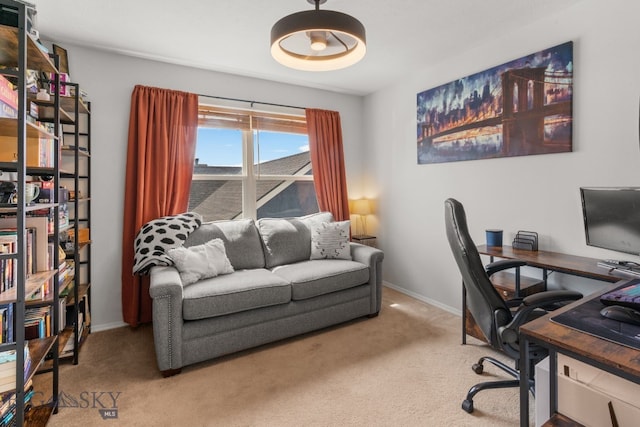 119 Meadow Brook Ln, Belgrade, MT 59714 - office area with carpet floors
