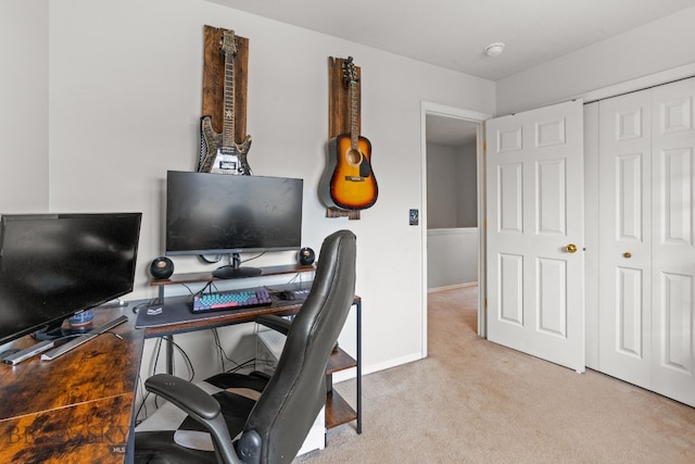 119 Meadow Brook Ln, Belgrade, MT 59714 - office area featuring carpet floors and baseboards