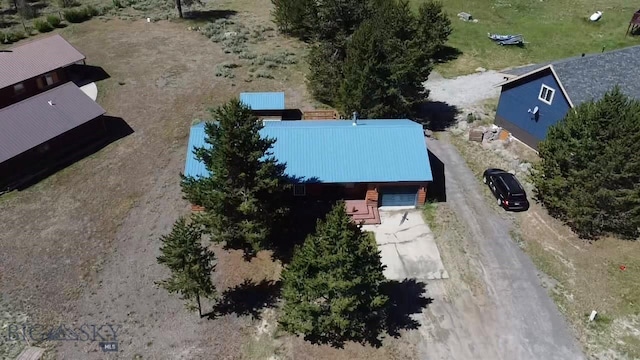 1364 Mcclellan Rd, West Yellowstone, MT 59758 - view from above of property