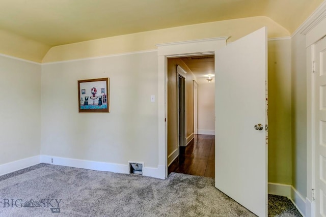 511 W Babcock, Bozeman, MT 59715 - carpeted spare room with lofted ceiling and baseboards