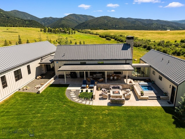 1878 Star Ridge Rd, Bozeman, MT 59715 - aerial view of sparsely populated area featuring a mountain backdrop
