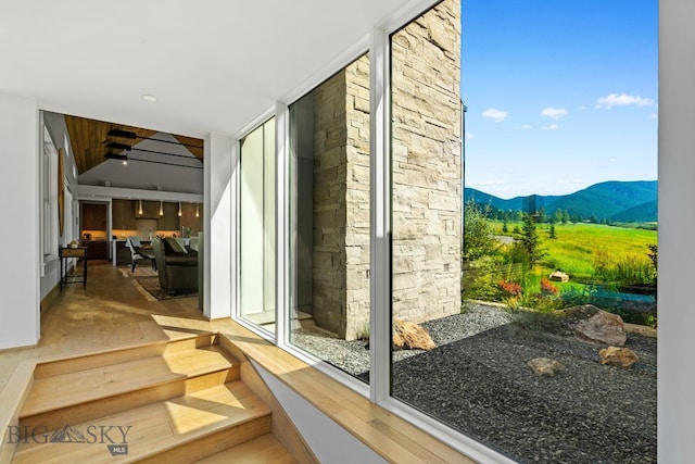 1878 Star Ridge Rd, Bozeman, MT 59715 - interior space with a mountain view
