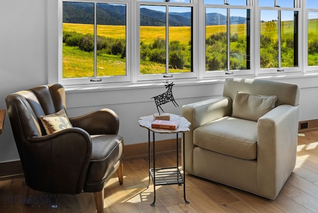 1878 Star Ridge Rd, Bozeman, MT 59715 - sunroom with a mountain view