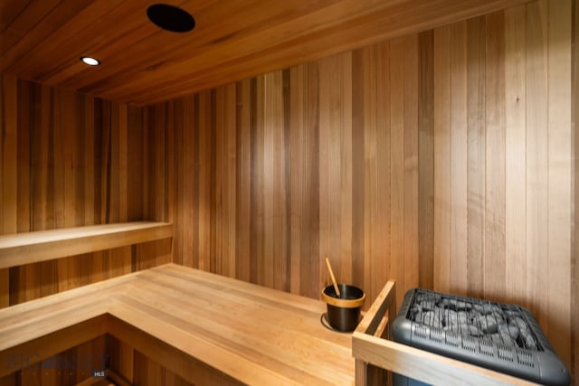 1878 Star Ridge Rd, Bozeman, MT 59715 - relaxing sauna with wooden walls