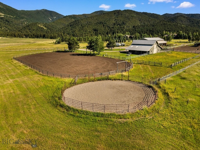 1878 Star Ridge Rd, Bozeman, MT 59715 - mountain view featuring rural landscape and a heavily wooded area