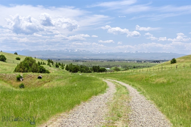5835 Spaulding Bridge Rd, Belgrade, MT 59714 - view of dirt / gravel road with a view of rural / pastoral area and a mountain view