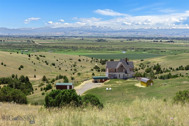 5835 Spaulding Bridge Rd, Belgrade, MT 59714 - aerial view of sparsely populated area featuring mountains