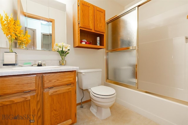 2200 W Dickerson Unit 46, Bozeman, MT 59718 - bathroom featuring vanity and enclosed tub / shower combo