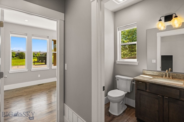 3139 Blackbird Dr, Bozeman, MT 59718 - bathroom with vanity and wood finished floors