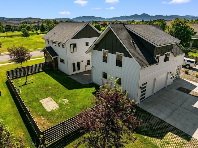 3139 Blackbird Dr, Bozeman, MT 59718 - view from above of property featuring a mountain backdrop