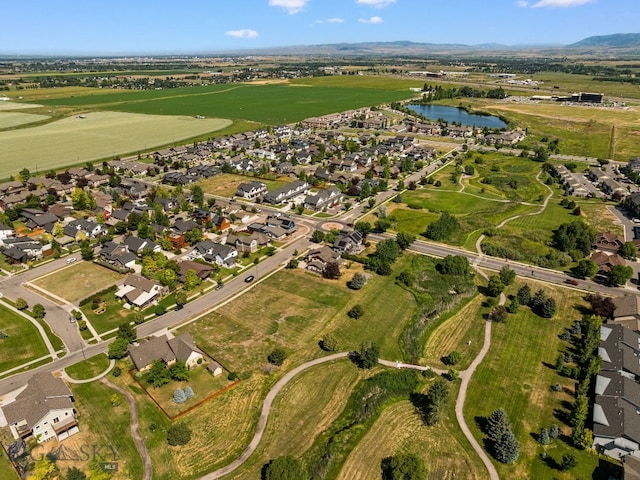 3139 Blackbird Dr, Bozeman, MT 59718 - aerial view of property and surrounding area with a nearby body of water and nearby suburban area