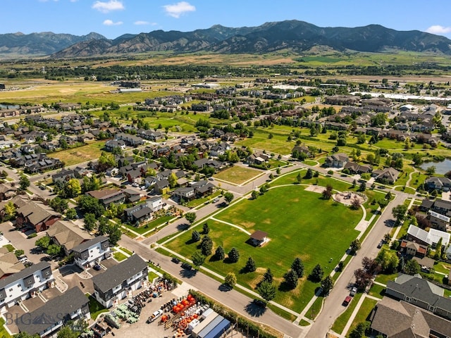 3139 Blackbird Dr, Bozeman, MT 59718 - aerial perspective of suburban area featuring mountains