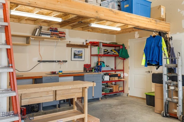 15 Santa Fe Trl, Three Forks, MT 59752 - below grade area featuring a workshop area