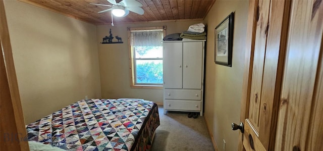 1105 S Boulder Rd, Cardwell, MT 59721 - bedroom featuring wooden ceiling and carpet