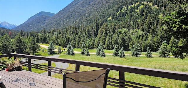 1105 S Boulder Rd, Cardwell, MT 59721 - view of mountain backdrop with a heavily wooded area
