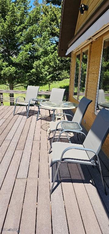 1105 S Boulder Rd, Cardwell, MT 59721 - view of deck