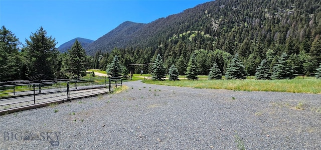 1105 S Boulder Rd, Cardwell, MT 59721 - mountain view featuring a heavily wooded area