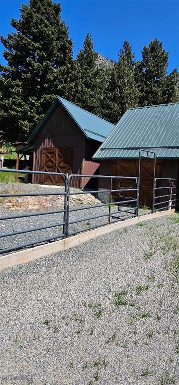 1105 S Boulder Rd, Cardwell, MT 59721 - view of stable