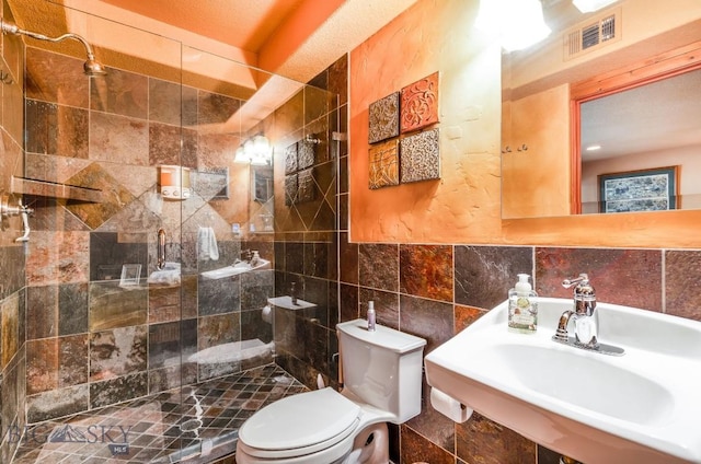 953 Angel Point Rd, Lakeside, MT 59922 - full bath featuring a tile shower and tile walls