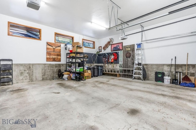 953 Angel Point Rd, Lakeside, MT 59922 - garage with a garage door opener