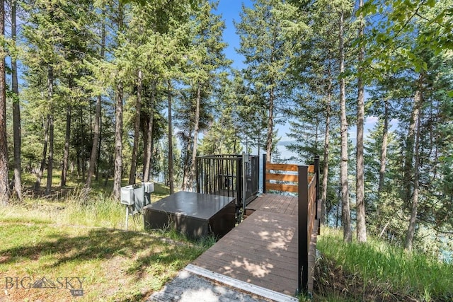 953 Angel Point Rd, Lakeside, MT 59922 - view of deck