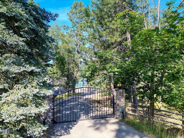 953 Angel Point Rd, Lakeside, MT 59922 - view of gate