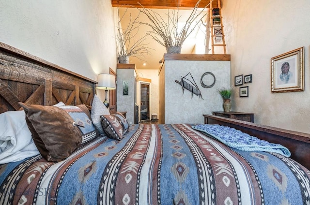 953 Angel Point Rd, Lakeside, MT 59922 - bedroom featuring a towering ceiling