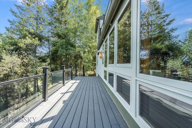 953 Angel Point Rd, Lakeside, MT 59922 - view of deck