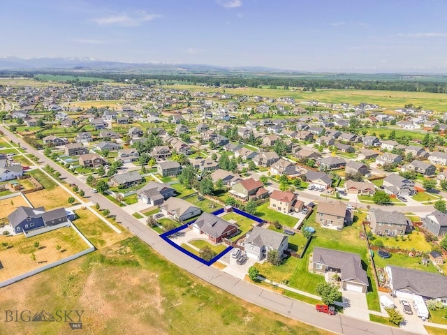 343 Stewart Loop, Bozeman, MT 59718 - aerial view of residential area featuring property boundaries highlighted