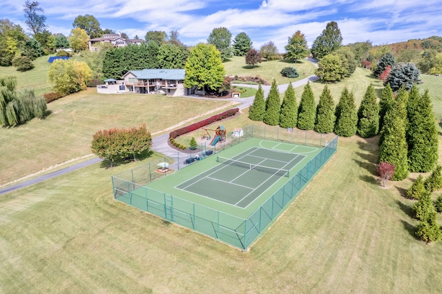 view of birds eye view of property