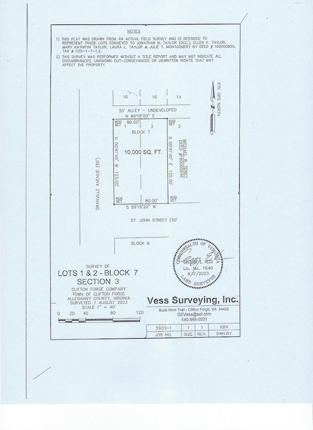 Listing photo 2 for Lot1 Lot1 St St, Clifton Forge VA 24422