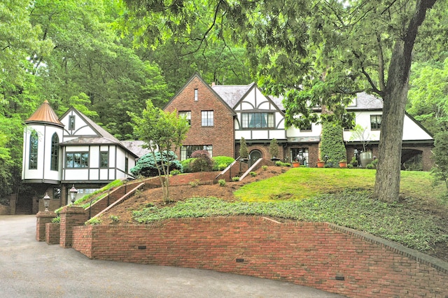 view of english style home