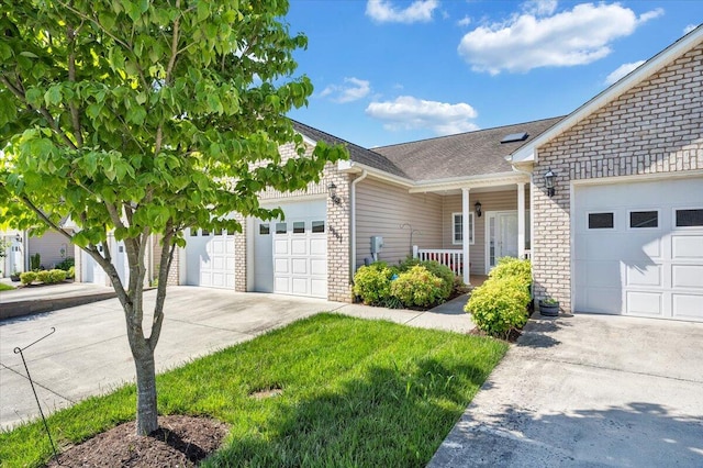 ranch-style house with a garage