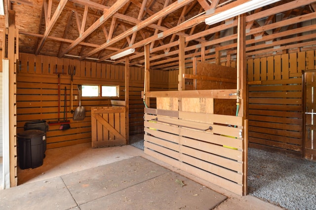 view of stable