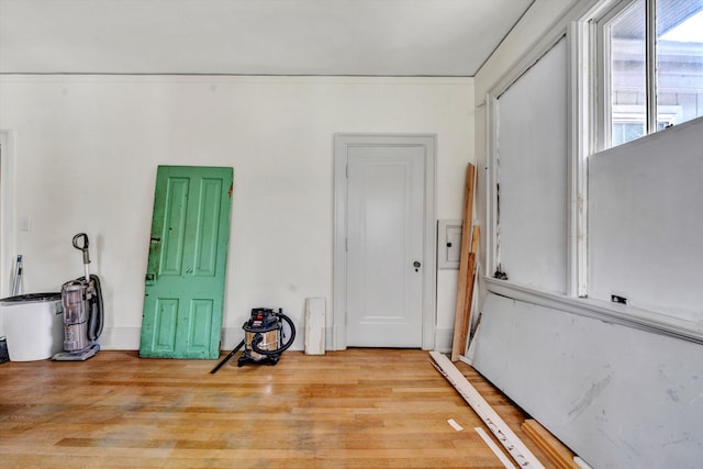 entryway featuring light hardwood / wood-style floors