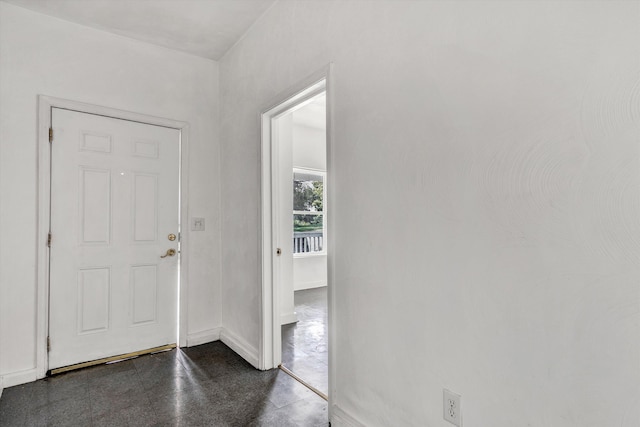 view of tiled entryway