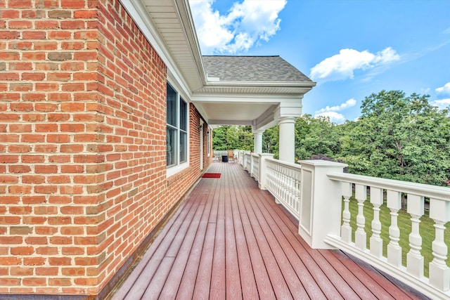 view of deck