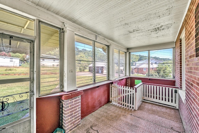 sunroom / solarium with plenty of natural light