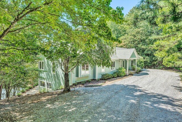 view of front of home